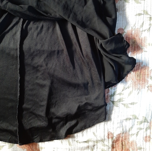 ◇Lush◇Pretty Black Semi Sheer Midi Dress - Picture 7 of 7